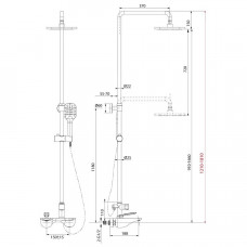 Душевая система Lemark Bellario LM6862C