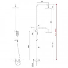 Душевая система Lemark Tropic LM7006C