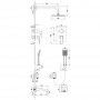 Душевой комплект Lemark Unit LM4522C