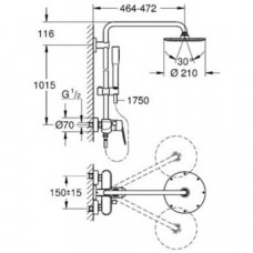 Душевая система Grohe Euphoria System 23058003