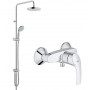 Душевая система Grohe Eurosmart 124410 со смесителем