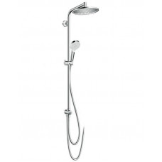 Душевая система Hansgrohe Crometta S 240 1jet Showerpipe Reno 27270000 (240 мм)