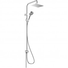 Душевая система Showerpipe 230 1jet Hansgrohe Vernis Shape Reno 26282000 хром