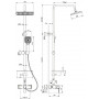 Душевая система Lemark Evitta LM0560C Хром
