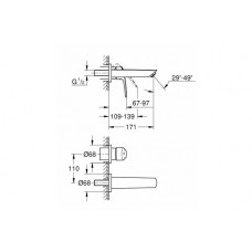 Смеситель для раковины Grohe Eurosmart (29337003)