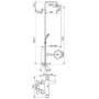 Душевая система Ideal Standard Ideal Rain Eco B1377AA Хром