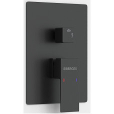 Душевая система Berges Nardis 3S Black 071006 Черная матовая