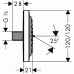 Боковая форсунка Hansgrohe PuraVida (28430000)