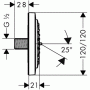 Боковая форсунка Hansgrohe PuraVida (28430000)