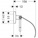 Держатель туалетной бумаги Hansgrohe Logis (40523000)