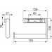 Держатель туалетной бумаги Keuco Plan (14962070000) нержавеющая сталь