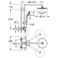 Душевая система Grohe Euphoria System 210 (26363000)