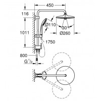 Душевая система Grohe Euphoria System 260 (27421002)