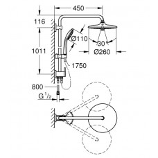 Душевая система Grohe Euphoria System 260 (27421002)