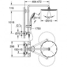 Душевая система Grohe Euphoria System 310 (26075001)