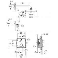 Душевая система Grohe Grohtherm (34729000) с термостатом