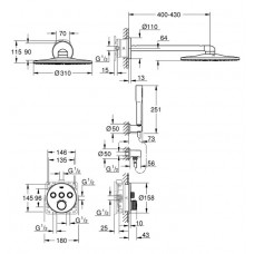 Душевая система Grohe Grohtherm SmartControl (34705000)