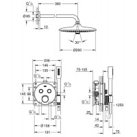 Душевая система Grohe Grohtherm SmartControl (34744000)