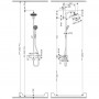 Душевая система Hansgrohe Croma 160 (27135000) (160 мм)