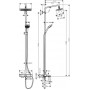 Душевая система Hansgrohe Croma E Showerpipe 280 1jet (27687000)