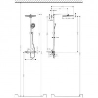 Душевая система Hansgrohe Raindance Select Showerpipe (27114000) (300 мм)