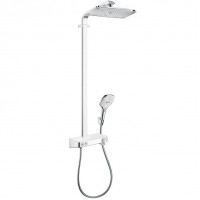 Душевая система Hansgrohe Raindance Select Showerpipe E360 1 jet (27288400) (полка белый хром)