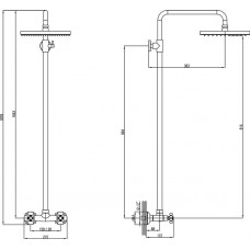 Душевая система Lemark Standard (LM2160C)