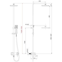 Душевая система Lemark Tropic (LM7004C)