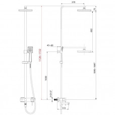 Душевая система Lemark Tropic (LM7004C)