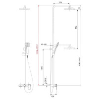 Душевая система Lemark Tropic (LM7005C)