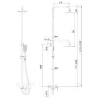 Душевая система Lemark Tropic (LM7006C)