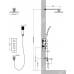 Душевая система Timo Tetra-thermo (SX-0199/03SM) с термостатом, черный