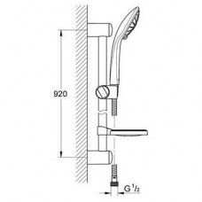 Душевой гарнитур Grohe Euphoria Massage (27226001) (900 мм)