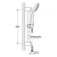 Душевой гарнитур Grohe Euphoria Mono (27266001) (600 мм)