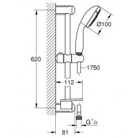 Душевой гарнитур Grohe Tempesta New (27927001)