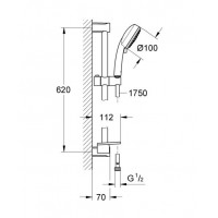 Душевой гарнитур Grohe Tempesta New Cosmopolitan (27576002)