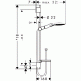 Душевой гарнитур Hansgrohe Raindance Select Е 120 3 jet (26620000) (65 см)