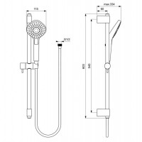 Душевой гарнитур Ideal Standard Idealrain Evo Diamond L3 (B2234AA)