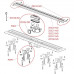 Душевой лоток Alcaplast APZ9 (APZ9-550M) 550 мм