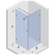 Душевой уголок Riho Scandic Mistral M201 (100х100) (L)