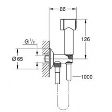 Гигиенический душ Grohe Sena Trigger Spray 35 (26329000) (комплект)