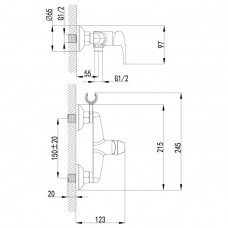 Гигиенический набор Lemark Pramen (LM3318B) бронза