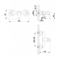 Гигиенический набор Lemark Pramen (LM3318C)