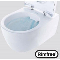 Инсталляция Geberit Duofix в комплекте с унитазом Smyle Rimfree, микролифт. 500.300.21.S