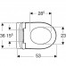 Инсталляция Geberit Renova в комплекте с безободковым унитазом, микролифт. 500.103.DW.R