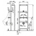 Инсталляция для писсуара Alcaplast A107 (A107/1120)