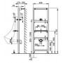 Инсталляция для писсуара Alcaplast A107 (A107/1120)