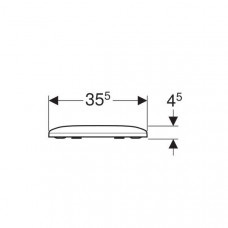 Крышка-сиденье Geberit Smyle (500.236.01.1) микролифт