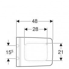 Крышка-сиденье Geberit Xeno2 (500.537.01.1) микролифт