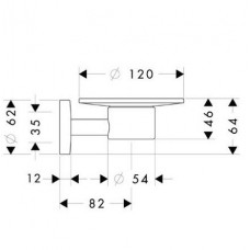 Мыльница Hansgrohe Logis (40515000)